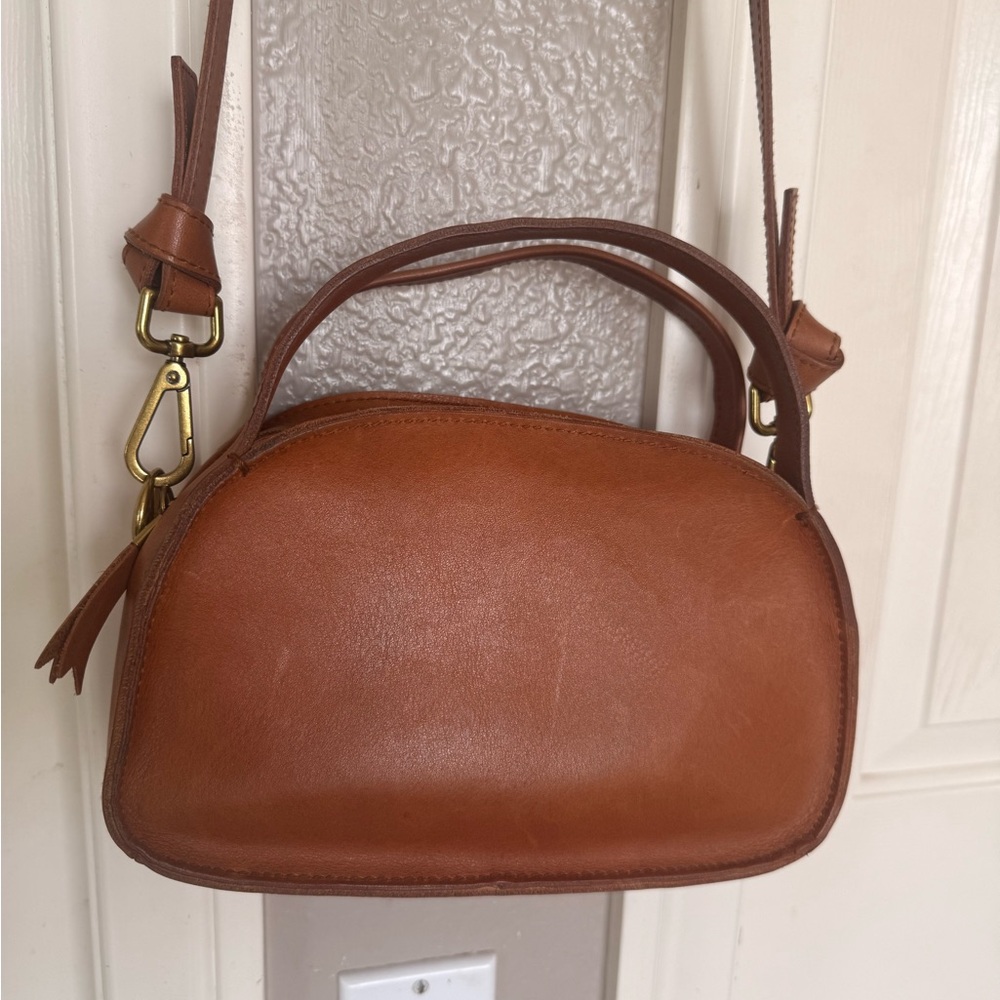 Madewell Brown Leather Crossbody Bag